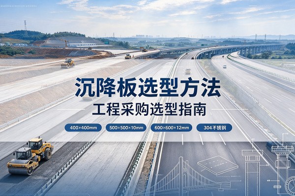 奎文沉降板选择方法