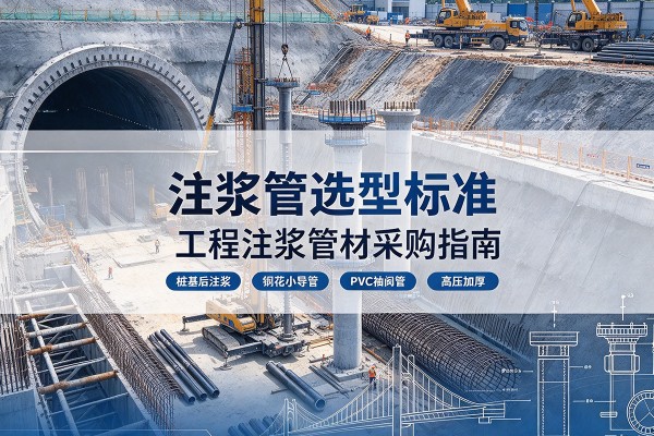 奎文注浆管选型标准