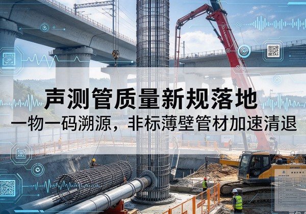 奎文声测管质量新规落地，一物一码溯源，非标薄壁管材加速清退