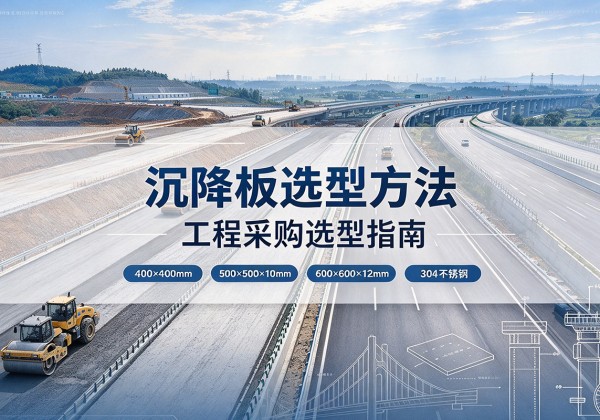 奎文沉降板选择方法
